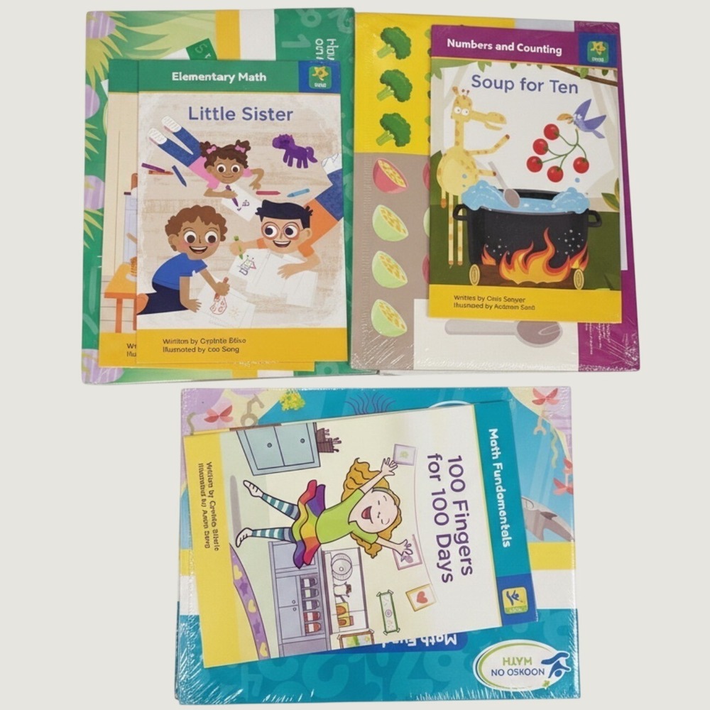 Hooked on Phonics Math Numbers and Counting Complete Set New Sealed Homeschool
